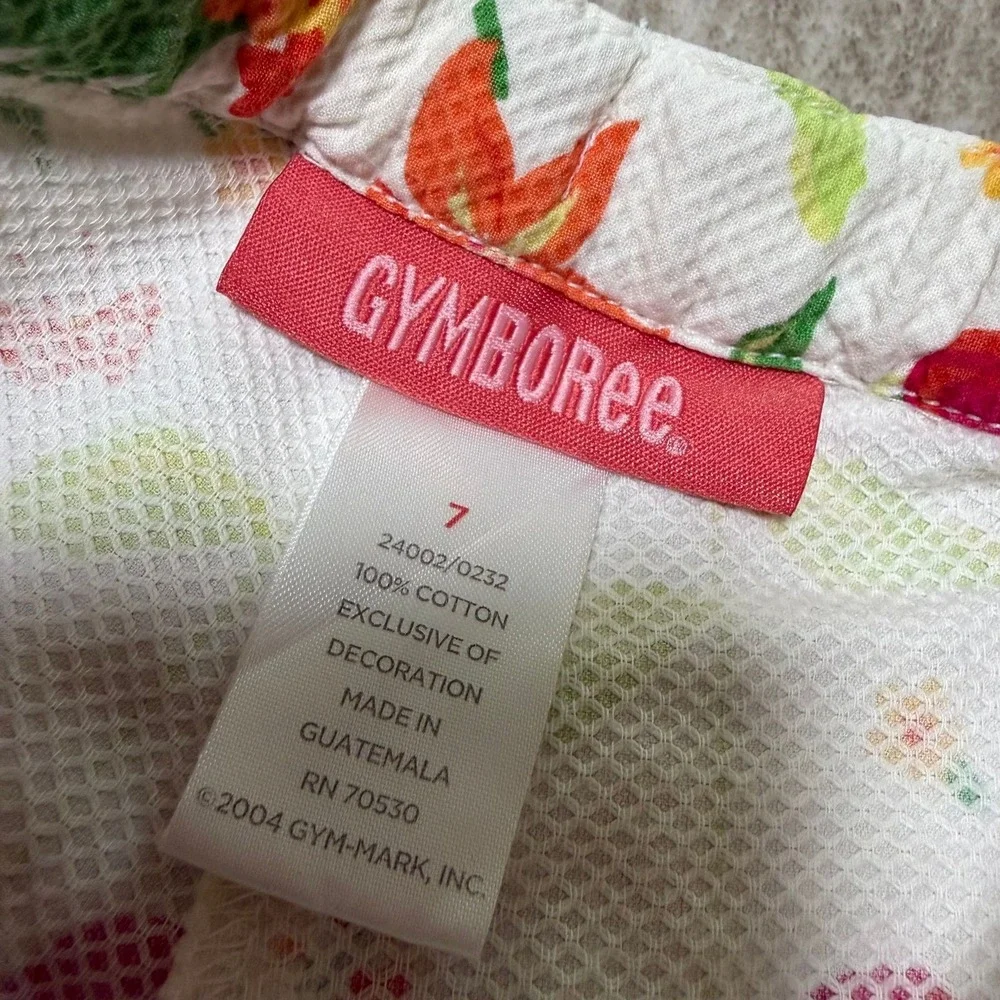 Vintage floral Gymboree girls Capri pants